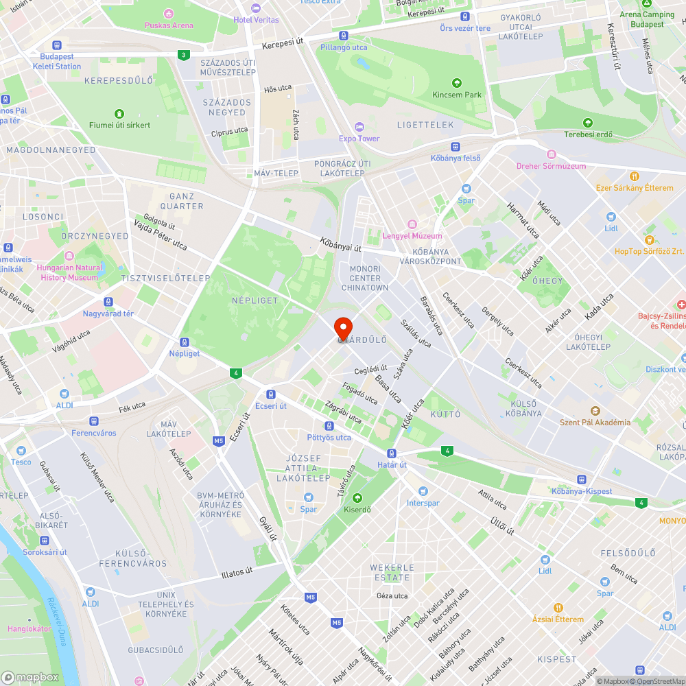 Illegális szemétlerakás bejelentés helye