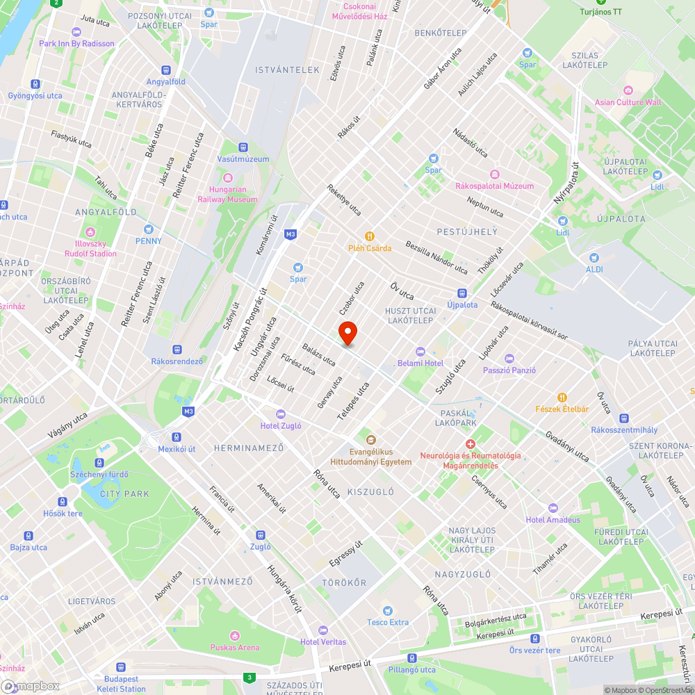 Ottfelejtett kukarács bejelentés helye