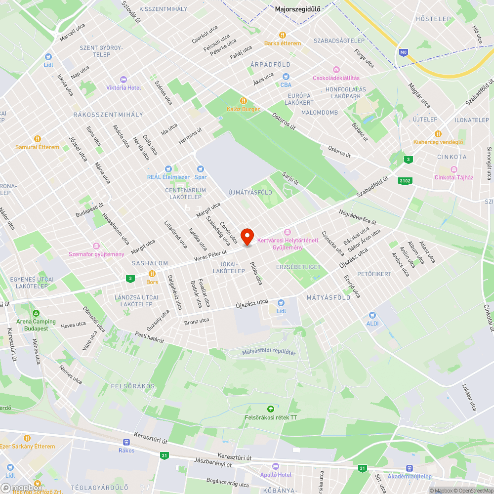 Kavicsos zsákok a járda szélén felejtve bejelentés helye