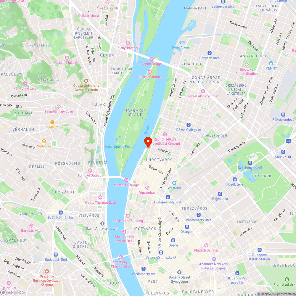 Szent István park Ipoly utcai bejárata bejelentés helye