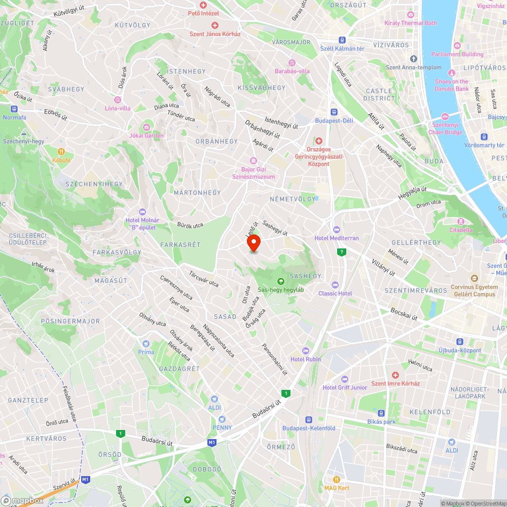 Fátra tér, gondozatlan park bejelentés helye