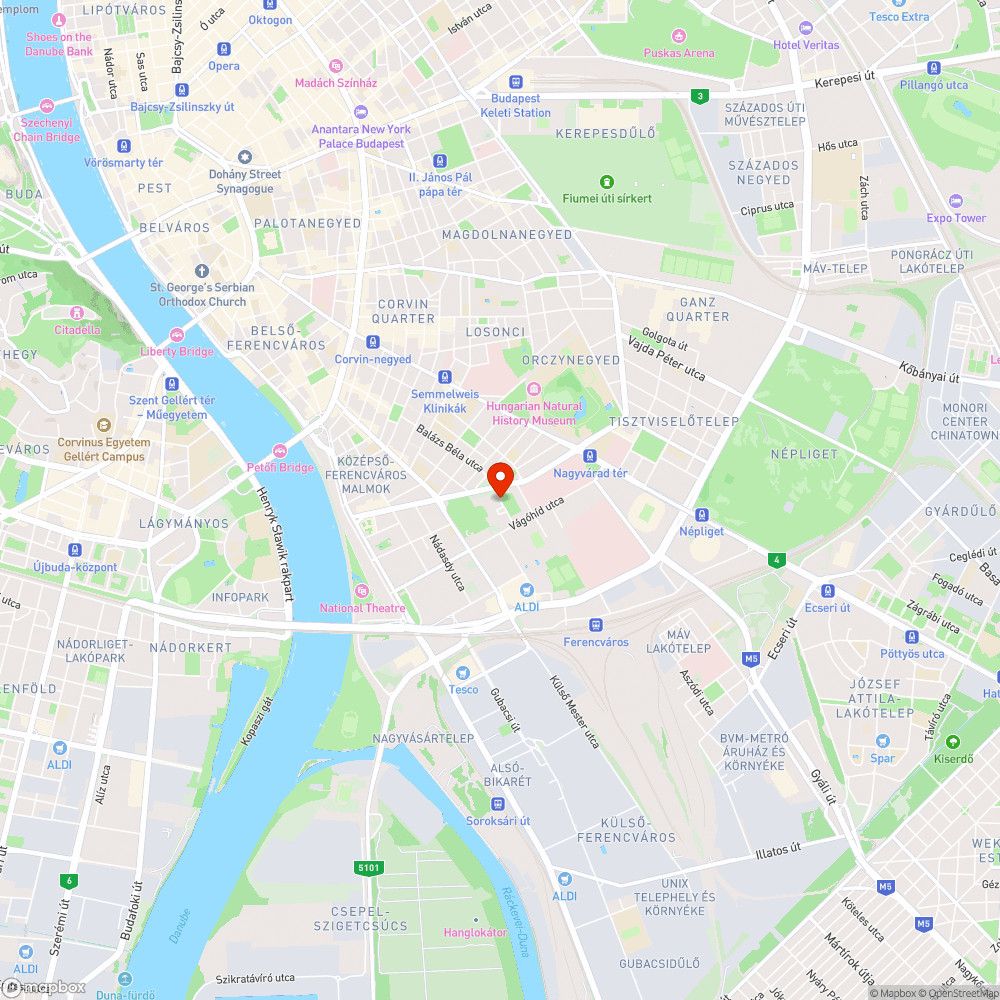 Járda bejelentés helye