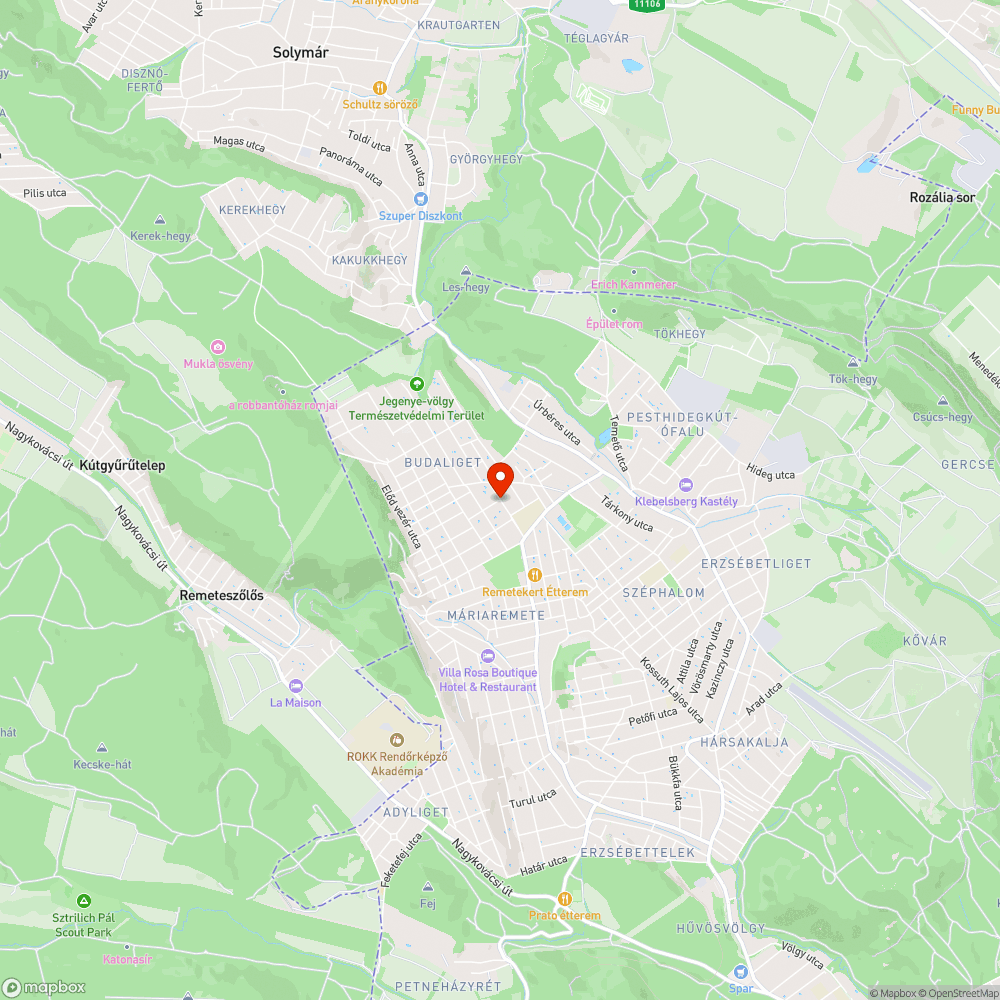 Besüllyedt-beszakadt kereszteződés bejelentés helye