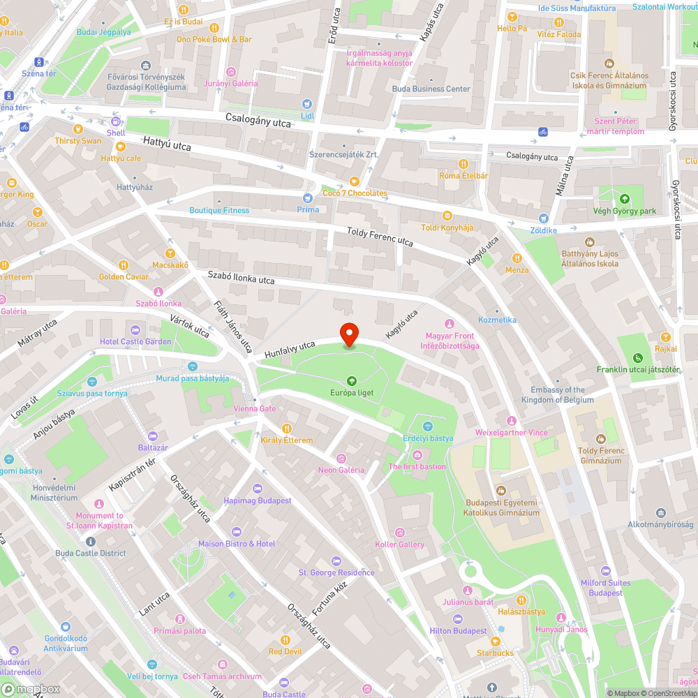 Térkő bejelentés helye