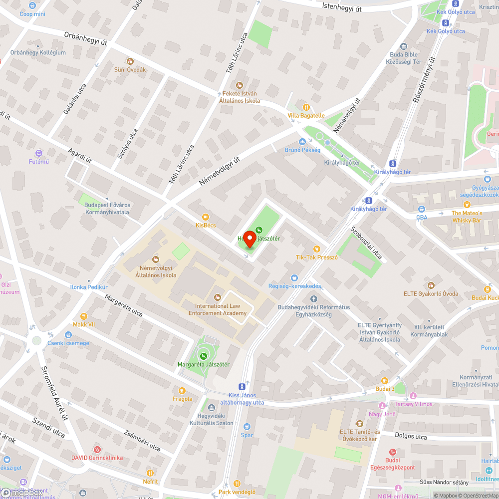 Hegyvidéki májusfa bejelentés helye