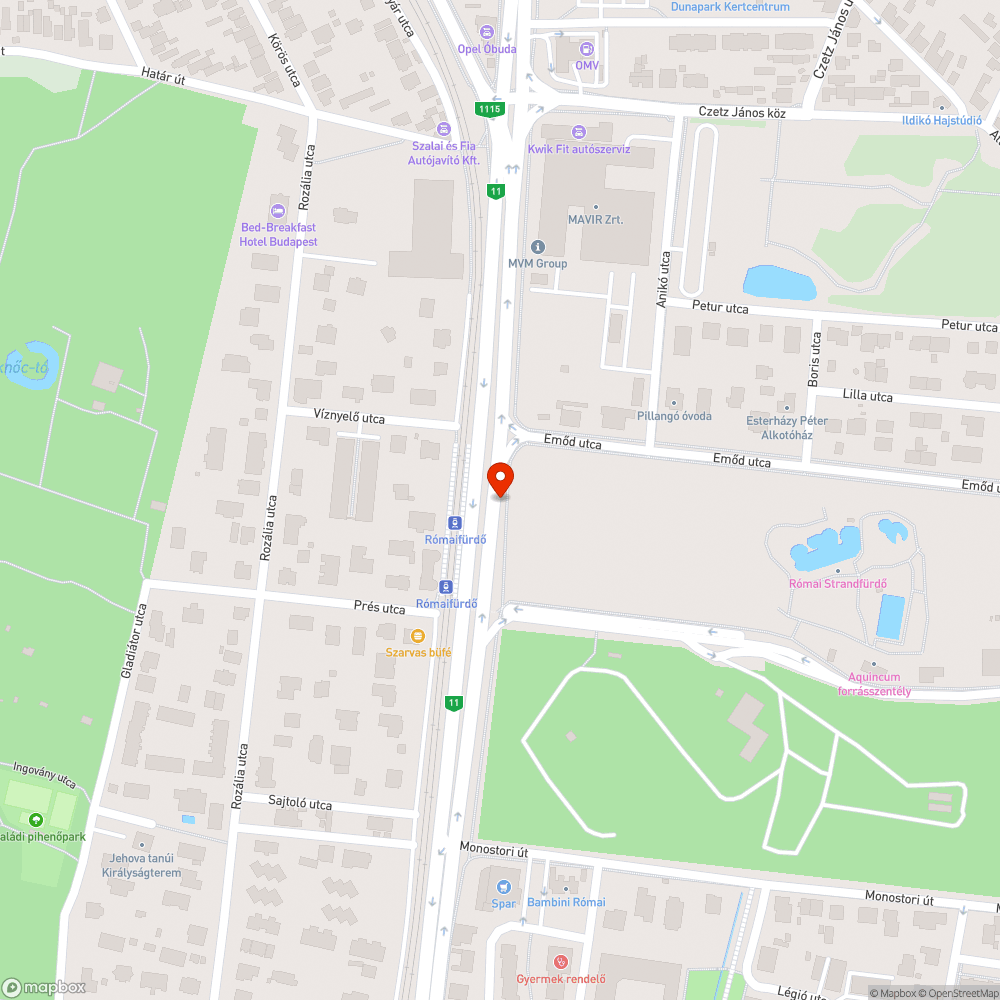 Üres faoszlop bejelentés helye