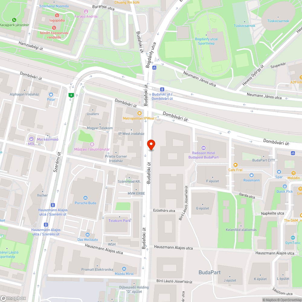 Koszos járda bejelentés helye