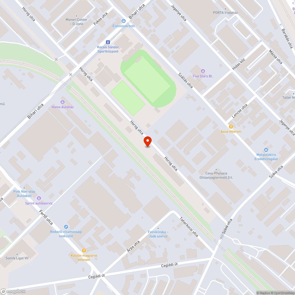 Elhagyott Jármű bejelentés helye