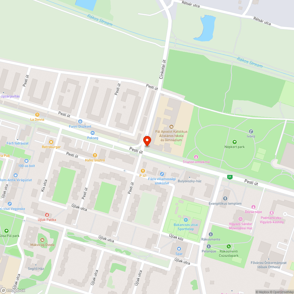 Burkolat bejelentés helye