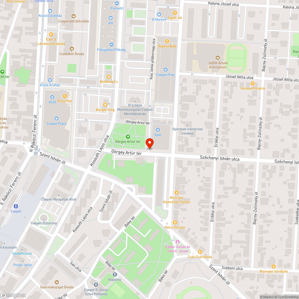 Megsüllyedt, kopott fedlap bejelentés helye