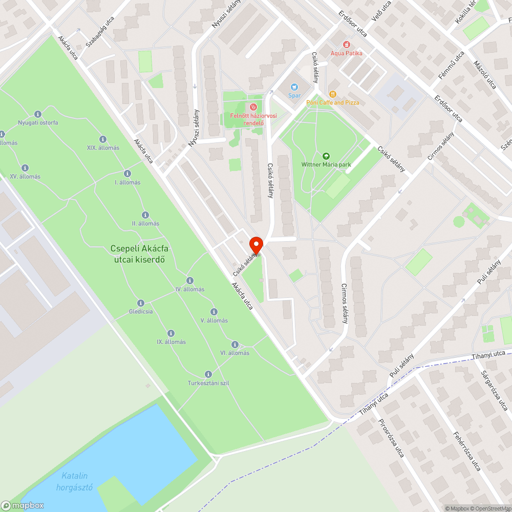 Beton bejelentés helye