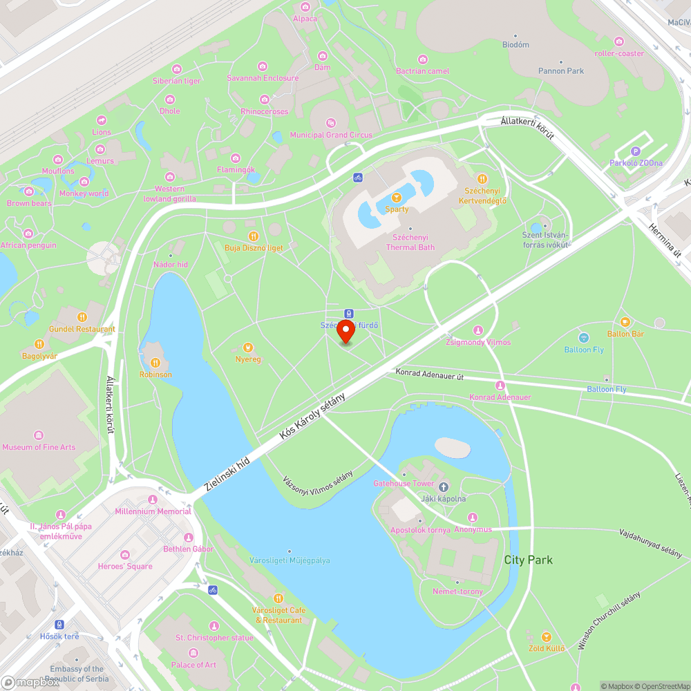 Ligeti padok bejelentés helye