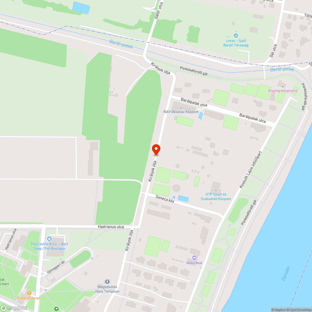 Hiányzó járda, 30-as zóna javasolt bejelentés helye