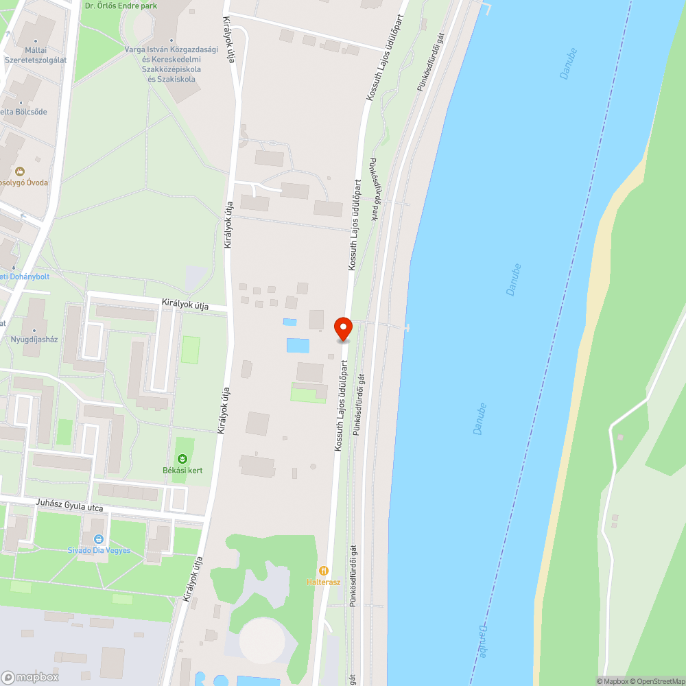 Megsüllyedt víznyelő bejelentés helye