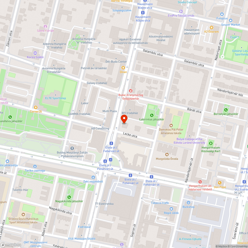 Megsüllyedt fedél bejelentés helye