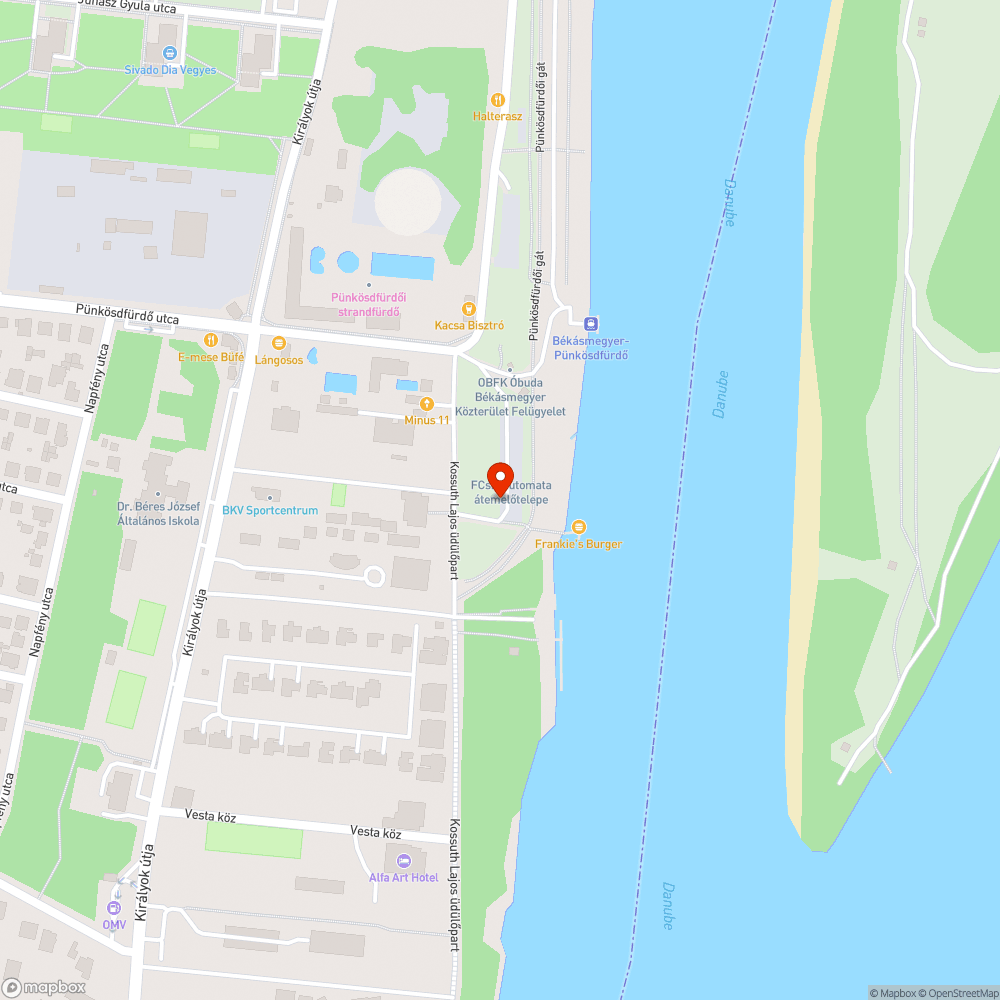 Ottfelejtett kordon bejelentés helye