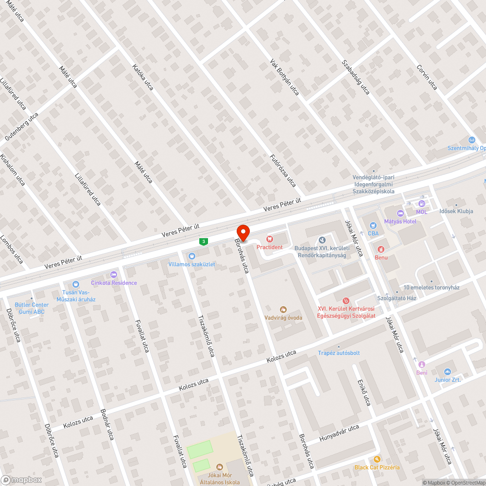 Parkoló tábla hiánya bejelentés helye