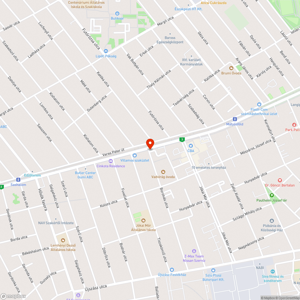 Némelyik autós számára veszélyes emelkedő bejelentés helye