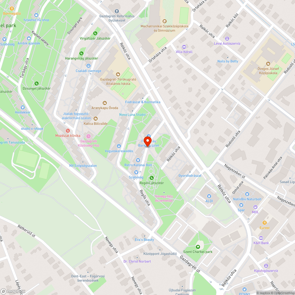 Regős köz - Kaptató két fekete zsák bejelentés helye