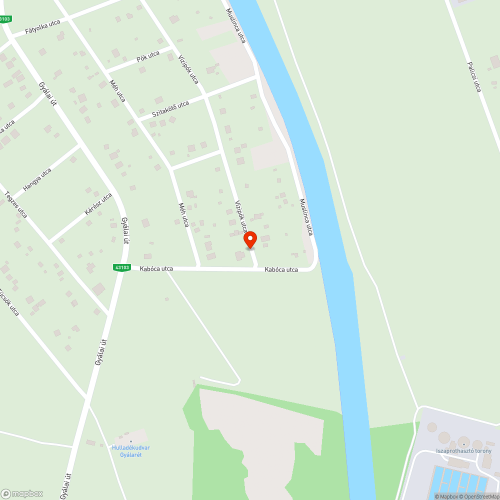 Elkorhadt villanypózna bejelentés helye