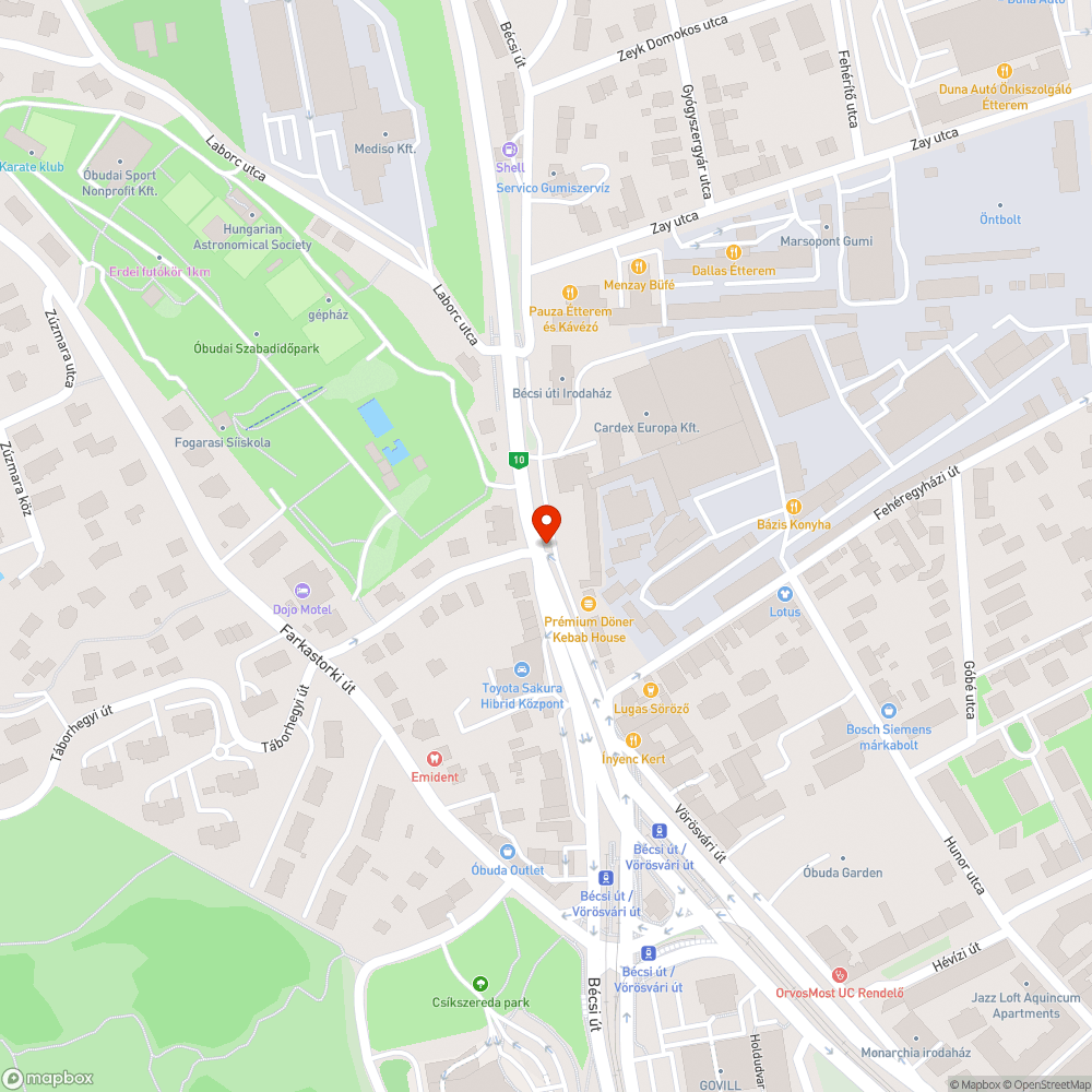 Elhagyott fiat bejelentés helye