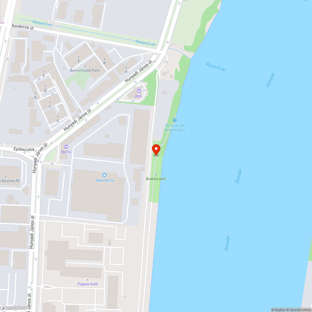 hulladék az Árasztóparton bejelentés helye