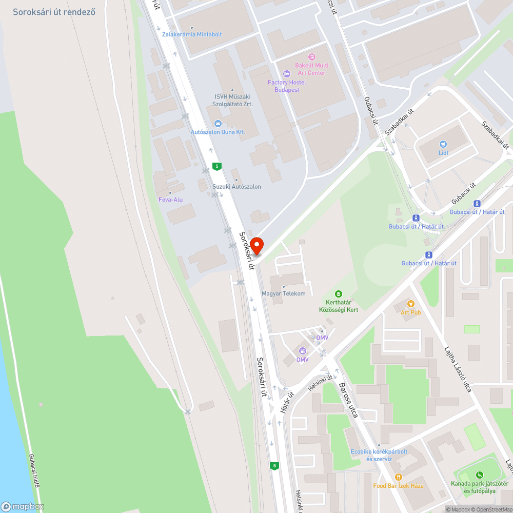 Betontömbök bejelentés helye