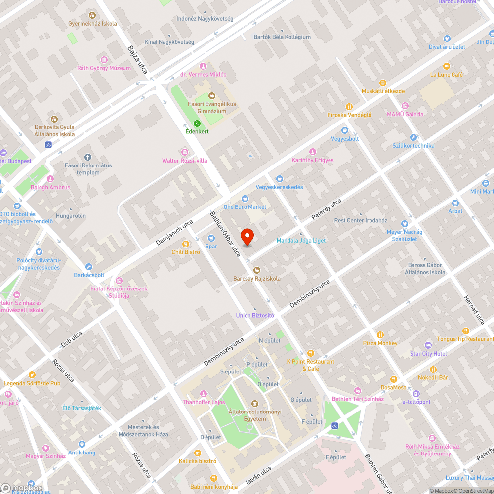 Beszakadt út bejelentés helye