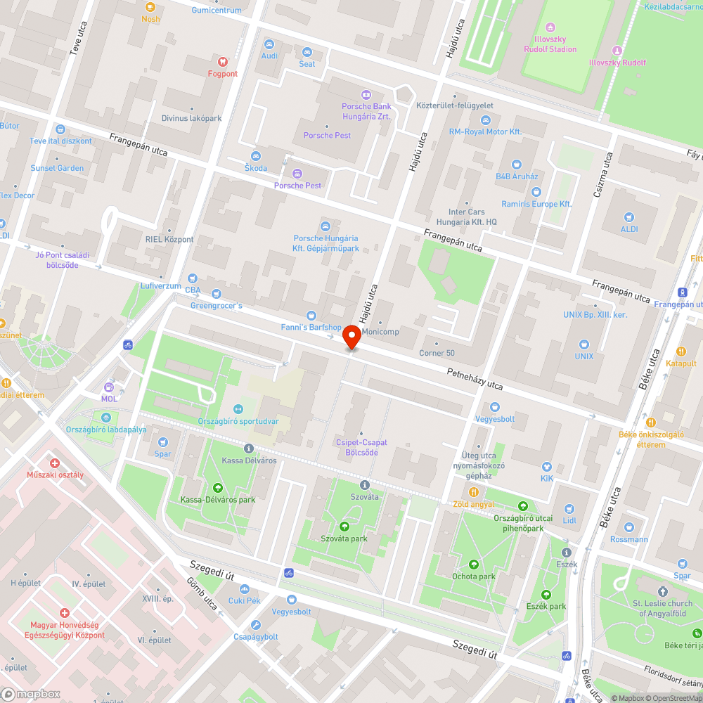 Szabálytalan parkolás bejelentés helye