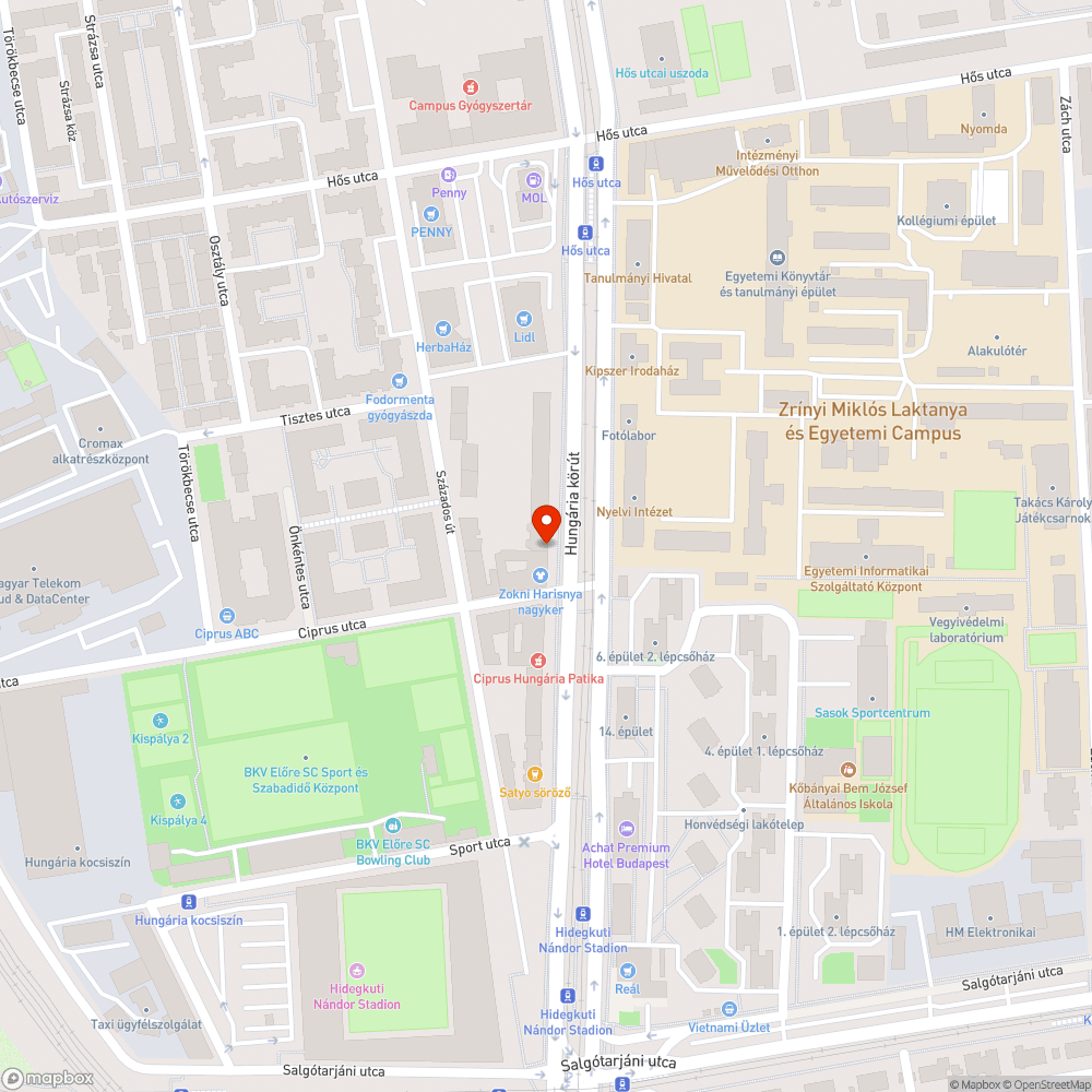 Járdán parkolás bejelentés helye