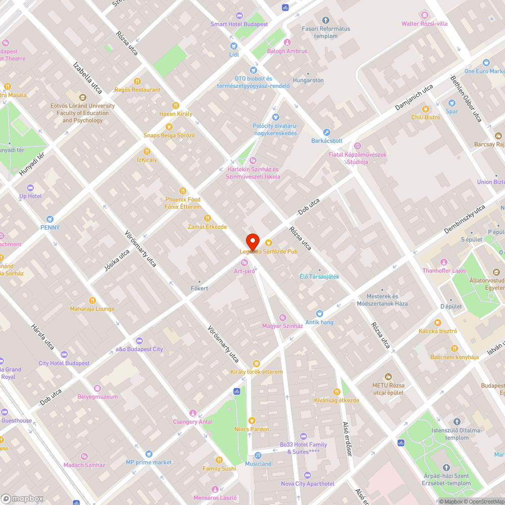 Megdőlt, rozsdás szekrény bejelentés helye