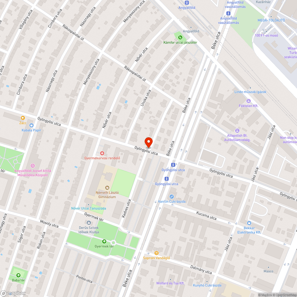 Kidöntött tábla bejelentés helye