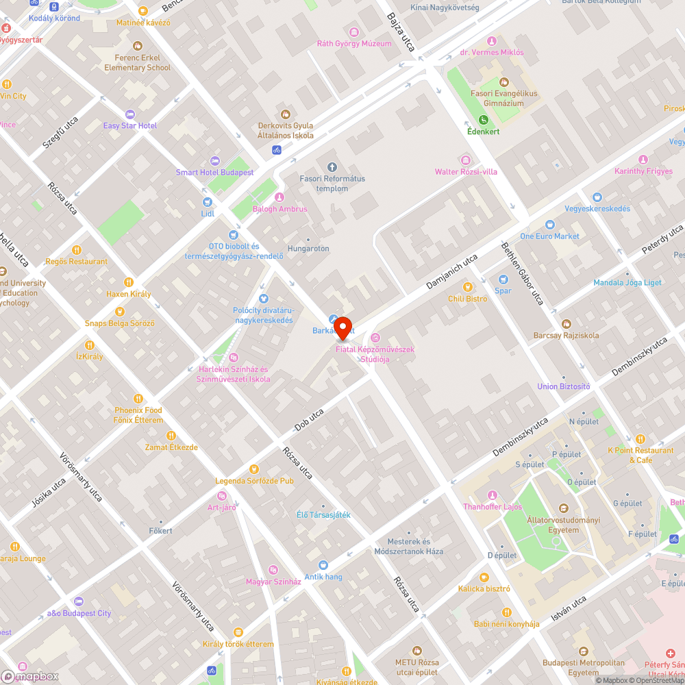 Üres planterek bejelentés helye