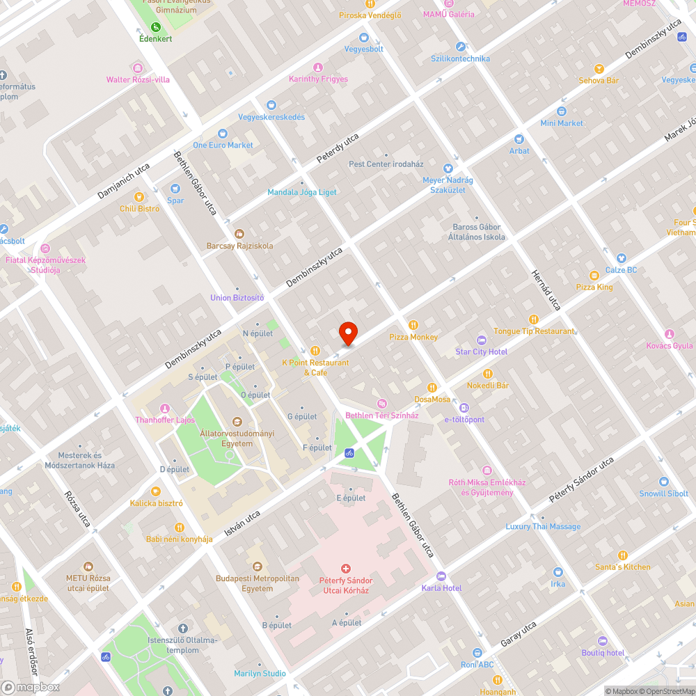 Parkoló foglalás bejelentés helye