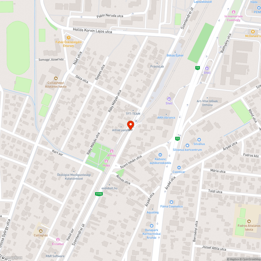 HÉV5 félsorompó egyik kis piros lámpája nem világít bejelentés helye