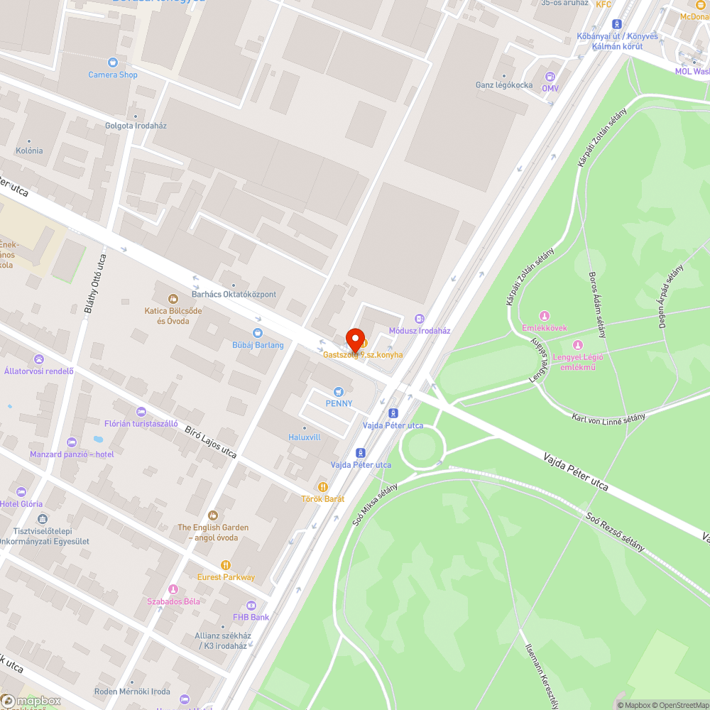 Szemét a buszmegállóban bejelentés helye