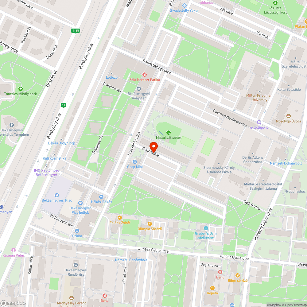 Halott fa bejelentés helye