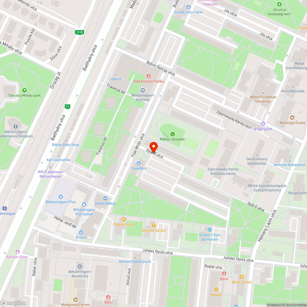 Zsákos hulladék és rengeteg aszfalt darab bejelentés helye