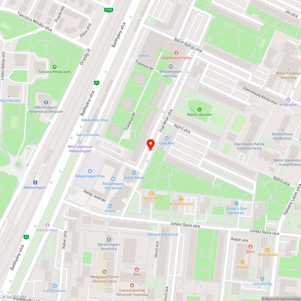 Facsonk - gyökérzet bejelentés helye