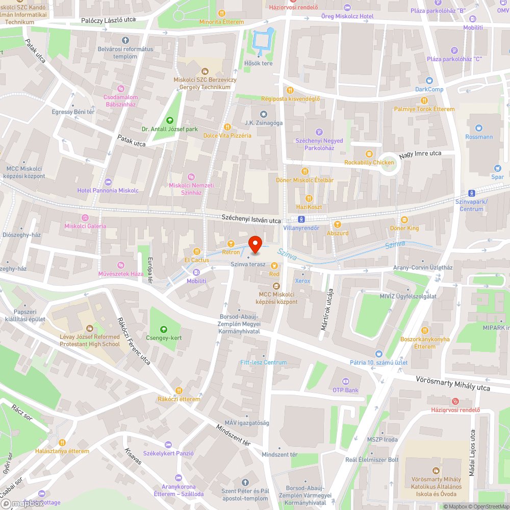 Hivatalos forgalmi út, kerékpár útjelző térkép bejelentés helye