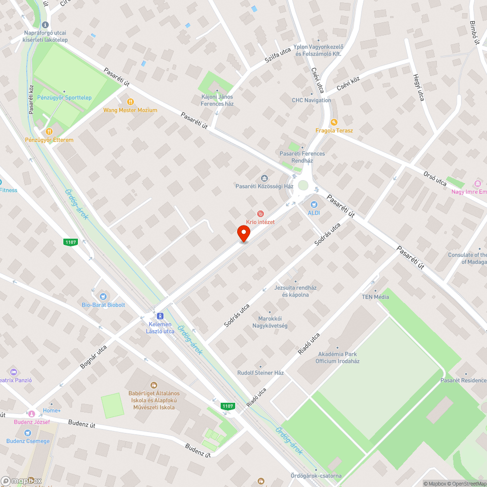 Kelemen László utca bejelentés helye