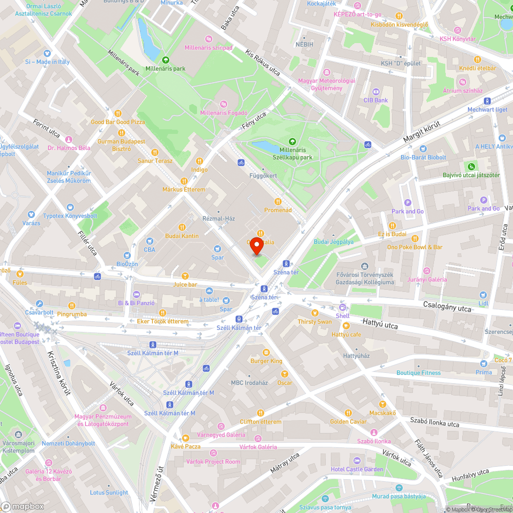 Elhagyott kerékpárok a tárolóban bejelentés helye