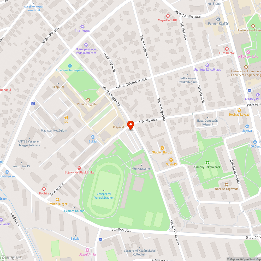 Elhagyott jármű bejelentés helye