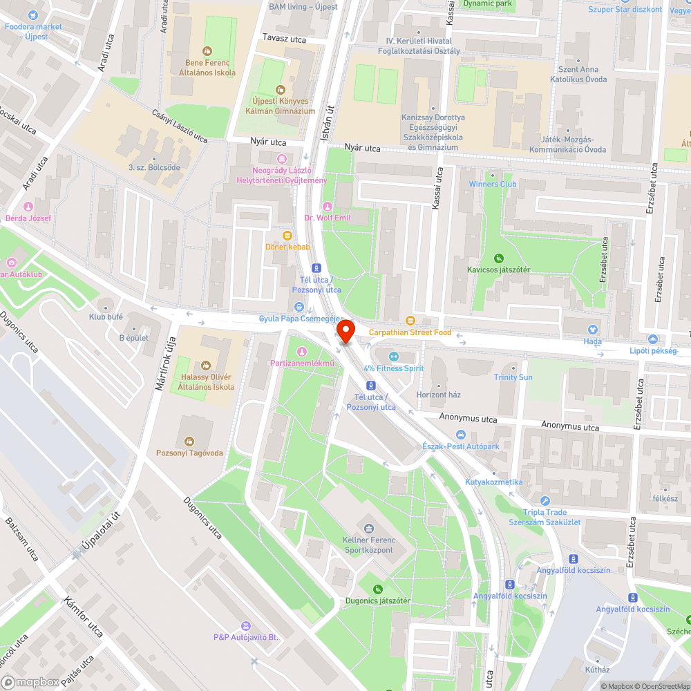 Gyalogosátkelő akadálymentesitése bejelentés helye