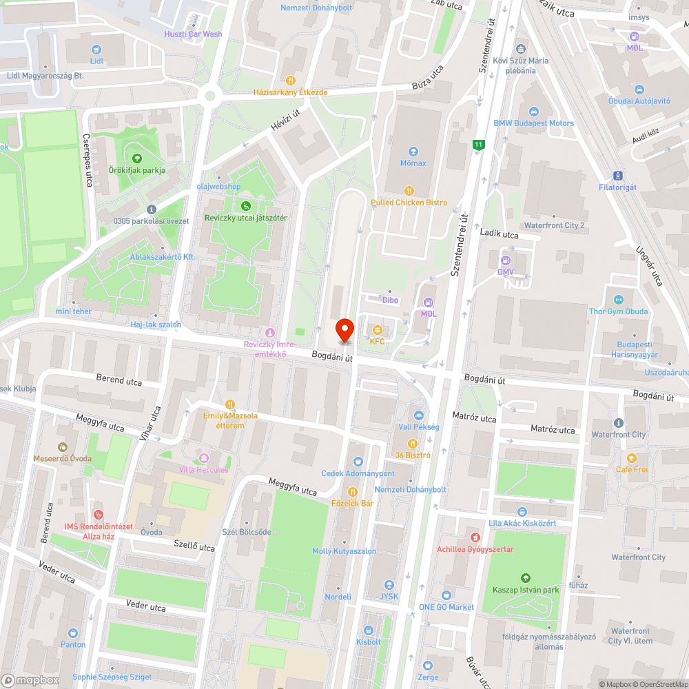 Borzalmas állapotú Bogdáni út bejelentés helye