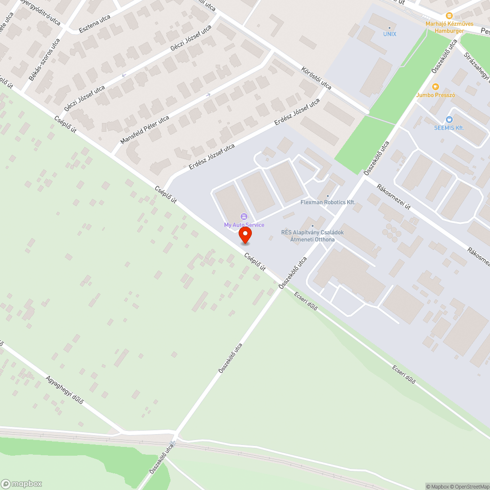 Aknamező bejelentés helye