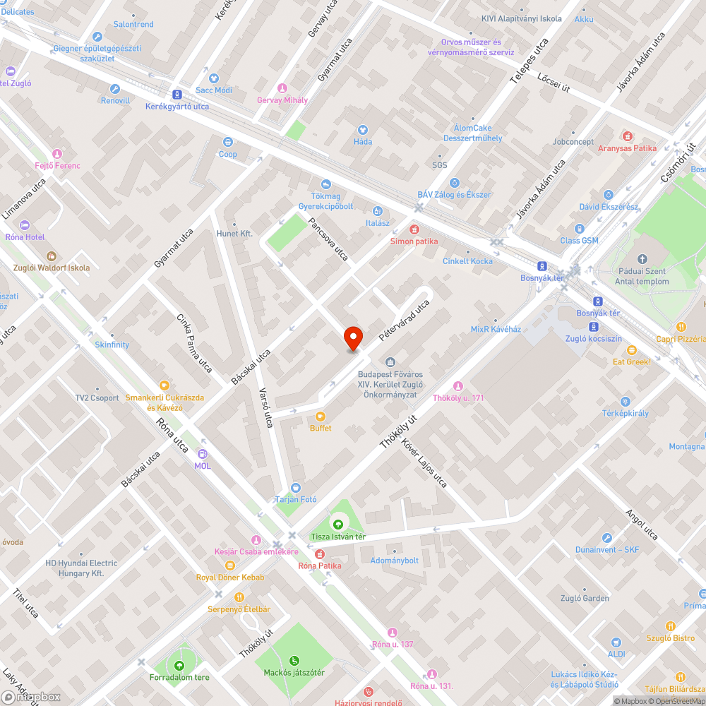 Nem megfelelően karbantartott zöld sáv bejelentés helye