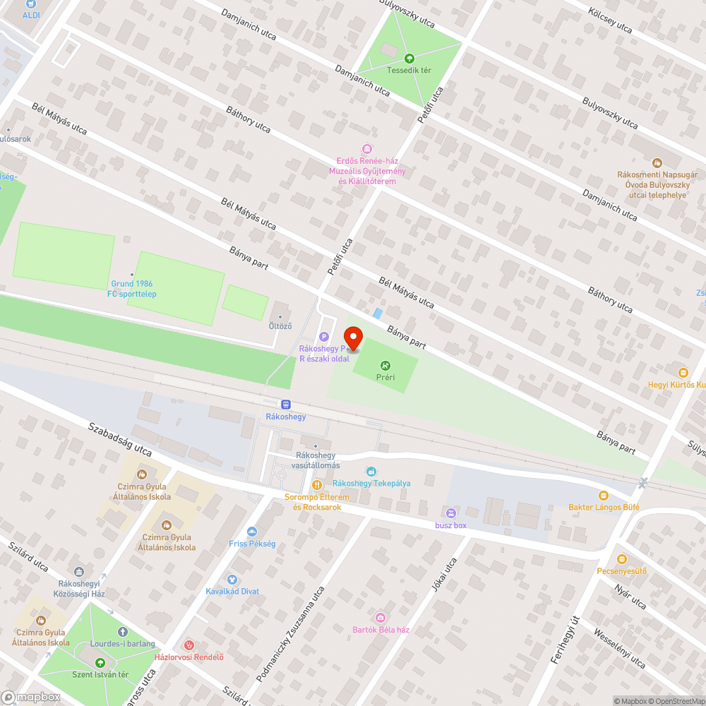 Roncsolt pad bejelentés helye