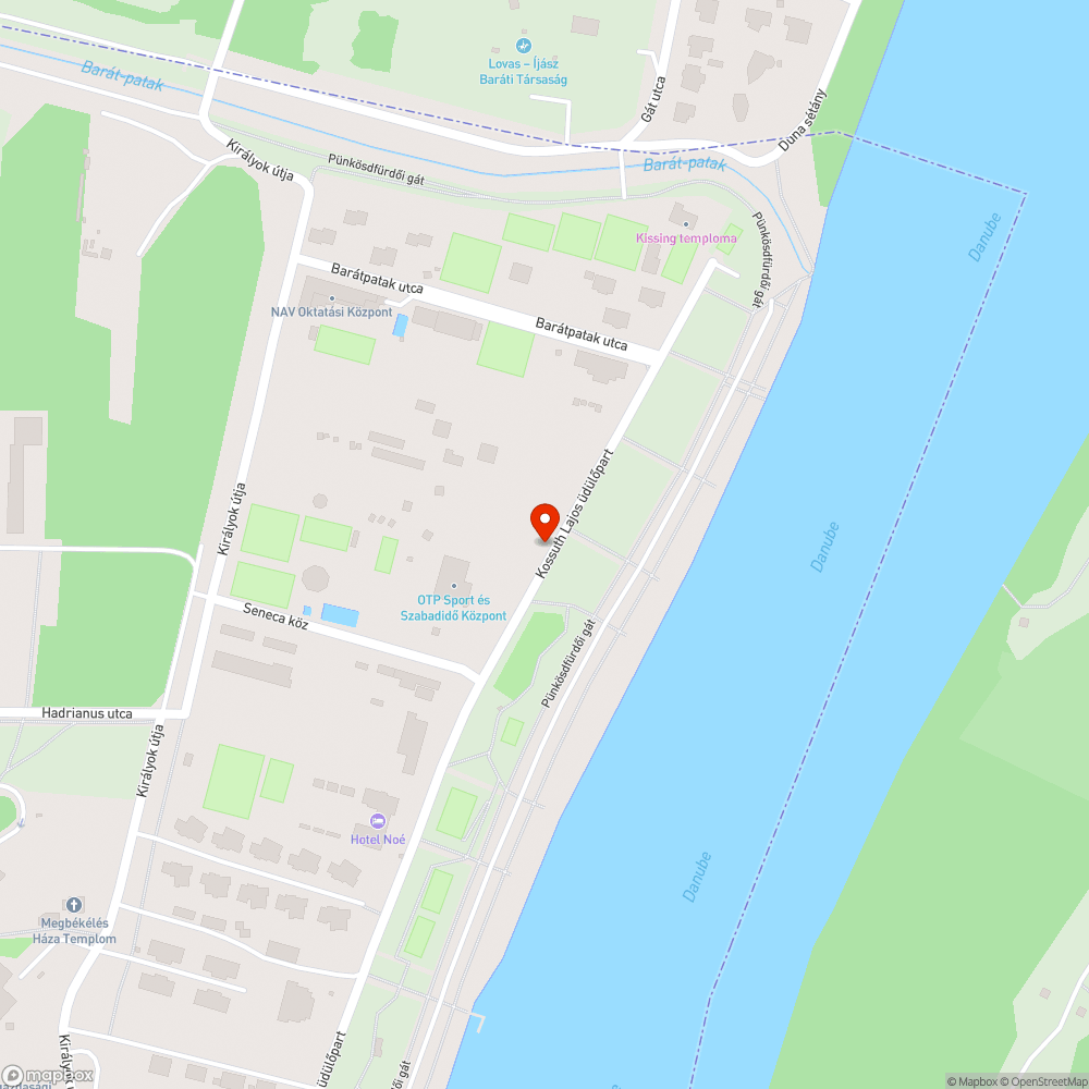 Megsüllyedt víznyelő bejelentés helye