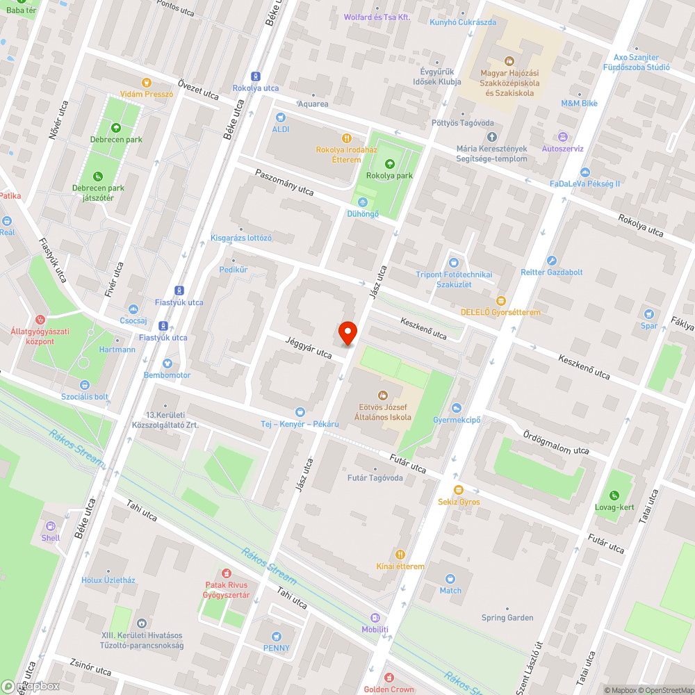 Kiszáradt facsemete bejelentés helye